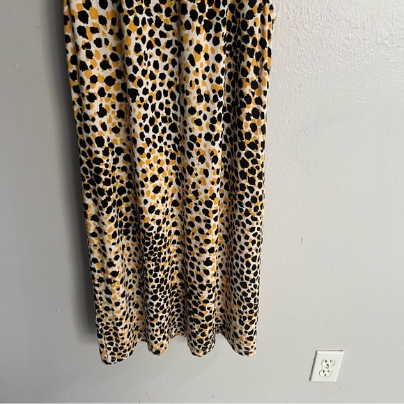 Ann Taylor Factory NWT Mock Neck Cheetah Print Shift Dress XS - Picture 9 of 14